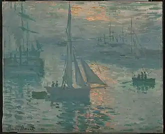 Claude Monet, Sunrise (Marine), 1873