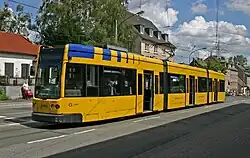 Flexity Classic in service on line 103 in Essen, Germany