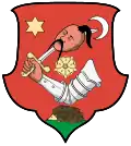 Arms of the town of Hajdúdorog, Hungary