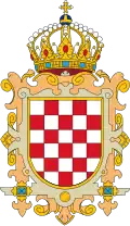 Coat of arms (by H. G. Ströhl) Coat of arms (Fojnica Armorial) of Kingdom of Croatia (Habsburg)
