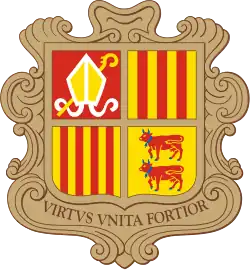 Coat of arms of Andorra