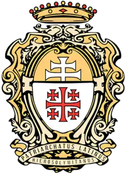 Coat of arms of the Latin Patriarchate of Jerusalem
