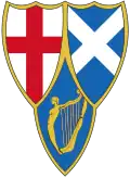 Arms of the Commonwealth of England, Scotland and Ireland, 1654–1655