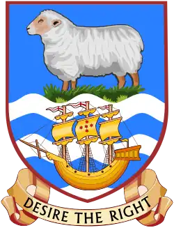 Official seal of Falkland Islands