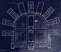 Colegio de Belen_Floor plan by Leonardo Morales y Pedroso, ca 1925.