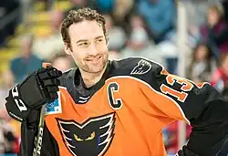 Colin McDonald served as the Phantoms captain for four seasons.
