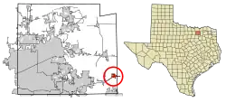 Location of Josephine in Collin County, Texas