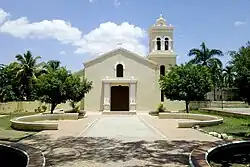 Church in the town of Comendador, Elias Pina, Dominican Republic