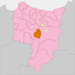 Location of Midar in Driouch Province