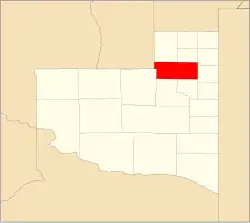 Location of Conhelo Department within La Pampa Province