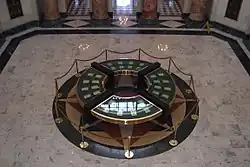 The Constitution of Puerto Rico exhibited on the first floor