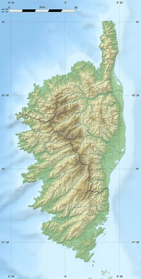 Taravo is located in Corsica