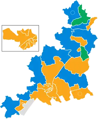 2023 results map