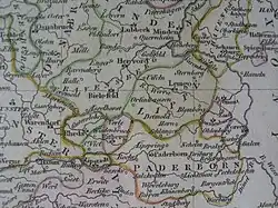 The County of Lippe in the late 18th century