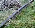 An unrecovered length of rail.