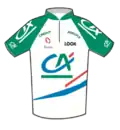Crédit Agricole (cycling team) jersey