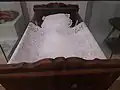 Cradle and cradle bedding in Museum of Vojvodina