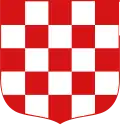 Coat of arms used in 1990, before adoption of the current coat of arms