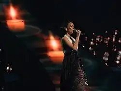 Csézy in second semi-final of ESC 2008