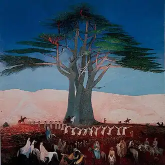 Image 12Csontváry Kosztka, Tivadar - Pilgrimage to the Cedars of Lebanon (from Culture of Lebanon)