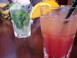 Image 1Orange, mint, and lime (from Cocktail garnish)