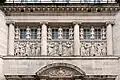 Carved frieze on the theme of insurance, Royal Insurance Building, Dale Street, by C.J. Allen (1903; Grade II*)