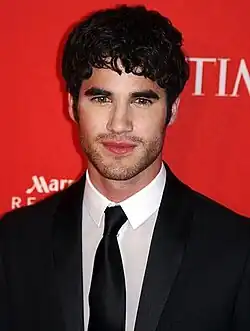 Colour photograph of Darren Criss in 2011