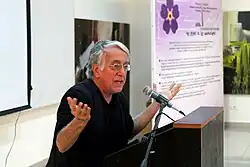 David Barsamian photographed in San Francisco, California on May 22, 2014