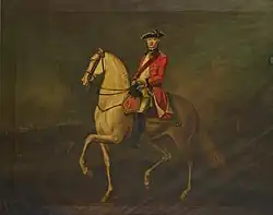 Henry Herbert, 10th Earl of Pembroke, who commissioned David Morier to paint eight paintings of the 15th light dragoons