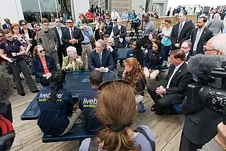 Earth Day community event on climate change.