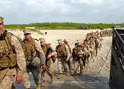 Marines stationed at Camp Lejeune, 2008