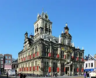 Mannerism - City Hall, Delft, The Netherlands, by Hendrick de Keyser, 1618–1620