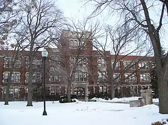 Historic Dempsey Hall on the University of Wisconsin–Oshkosh campus