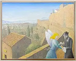 Der Vertrag, 87 x 67&nbsp;cm, Öl auf Hartfaser, 1985 (2016)