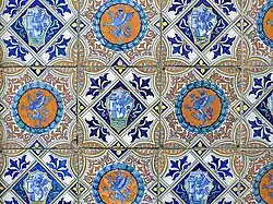Modern tiles from Deruta