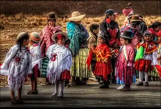 The parade in El Alto celebrates the "Day of the Sea" (Dia del Mar) when Bolivians remember the loss of their coastline to Chile over 100 years ago. Bolivia and Paraguay are the only landlocked countries in South America.