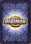 Cardback of the Digimon CCG from 2000, one of several iterations of the CCG.
