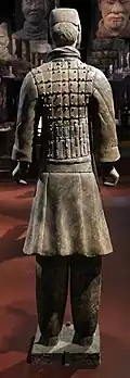 Qin cavalryman, back