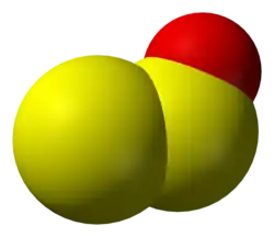 solid ball model of S2O