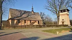 One of the local churches, part of Poland's UNESCO World Heritage Sites