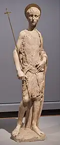 St. John the Baptist of Casa Martelli (attributed), Bargello, Florence
