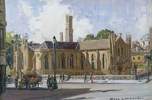 St Francis' Church, Melbourne, Dora Wilson, State Library Victoria