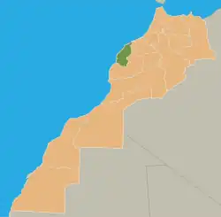 Location of the Doukkala natural region in Morocco