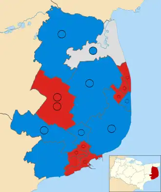 2023 results map