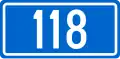 D118 state road shield