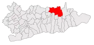 Location in Călărași County