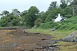 Druimindarroch from the boat shed.