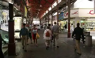Dubai Gold Souk has narrow lanes that are lined with hundreds of jewellery stores.