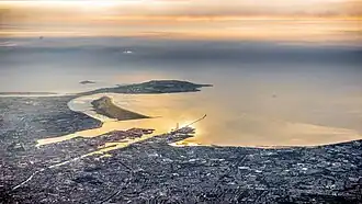 Aerial view of the bay, 2015