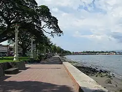 Promenade on Rizal Boulevard in Dumaguete, Philippines